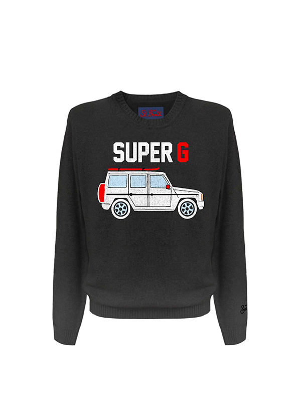 Mc2 Saint Barth - Boy Grey Wool Pullover - annameglio.com shop online
