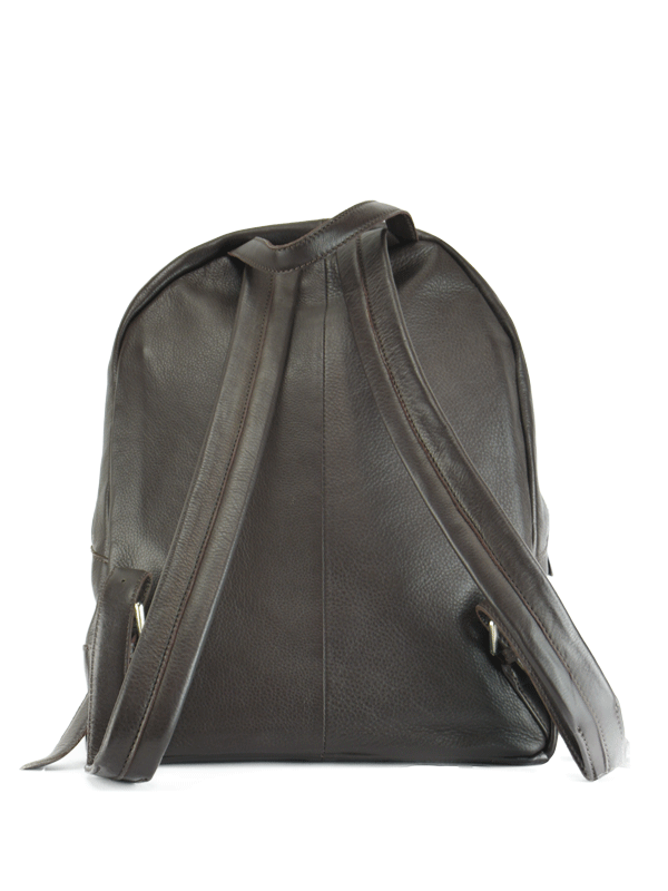 Acquista Zaino a 3 zip in vera pelle. MRS224B110NERO di MINORONZONI |  Milano 51